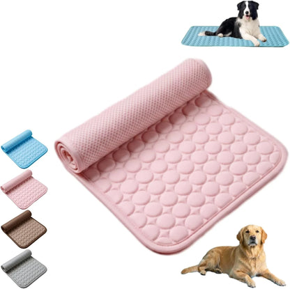 Custom Dog Cooling Mat Thick & Durable Cooling Mat for Large Dog Long-Lasting Cool Waterproof Washable Self Cooling Pad for Dogs